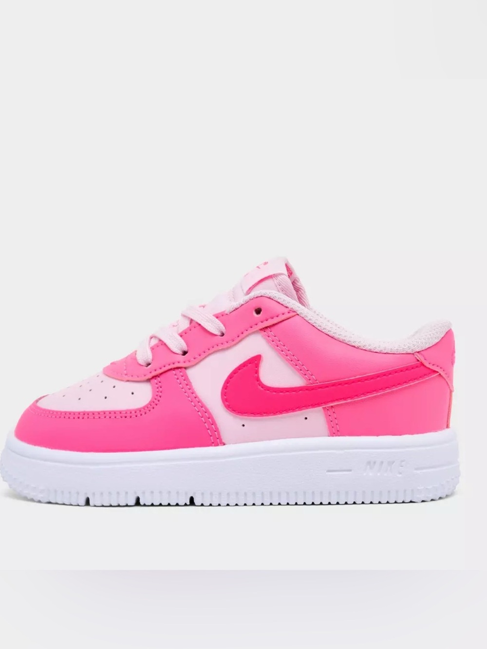 Nike Kids Pink and Hot Pink Low-Top Sneakers